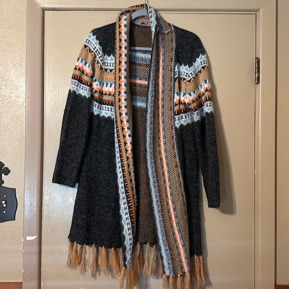 Grey cardigan